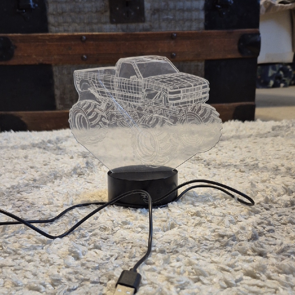 LED Monster Truck Night Light